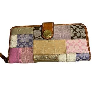 EUC Coach Patchwork wallet